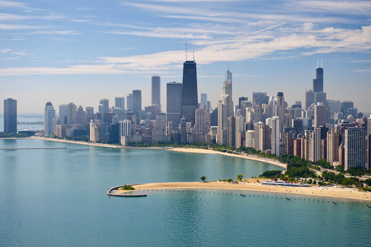 노스 애비뉴 비치 & 시카고 레이크프론트 트레일 (North Avenue Beach & Chicago Lakefront Trail)